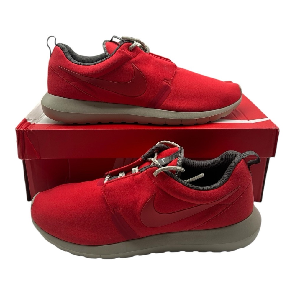 Nike Rosherun NM Running Shoes Mens 9.5 Light Crimson Red Sneakers 631749-666